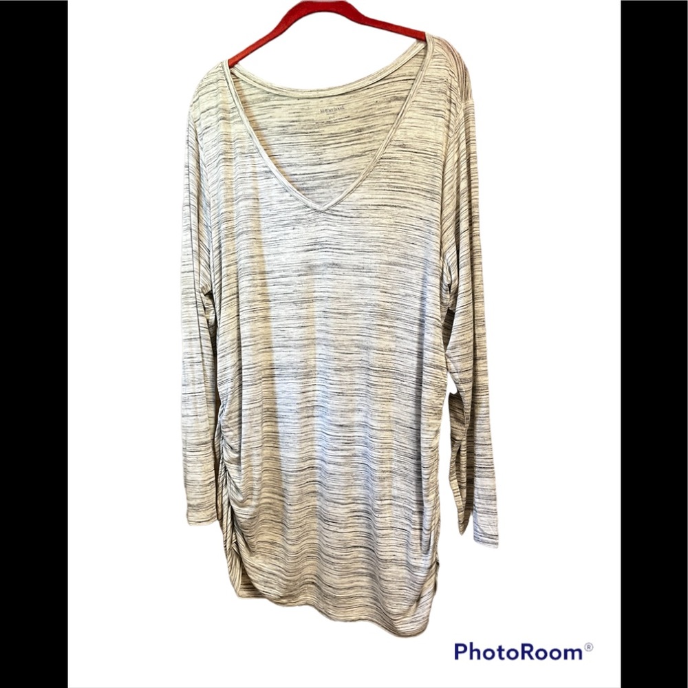 Motherhood Maternity Long Sleeve Tunic Tee NWT Sz XL